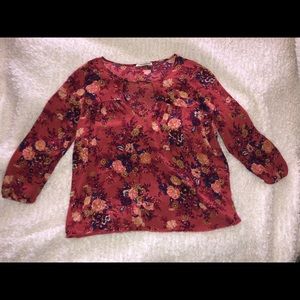 flower print top!!